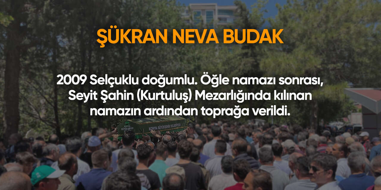 Konya'da bugün vefat edenler | 30 Mart 2026 8